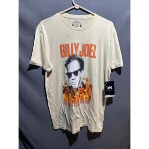 Lee Billy Joel We Didn’t Start The Fire T-Shirt Size Small #349 ￼
